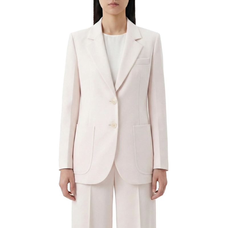 Victoria Beckham Blazer Blazer Katherine aus Woll-Mix pink(Image 2)