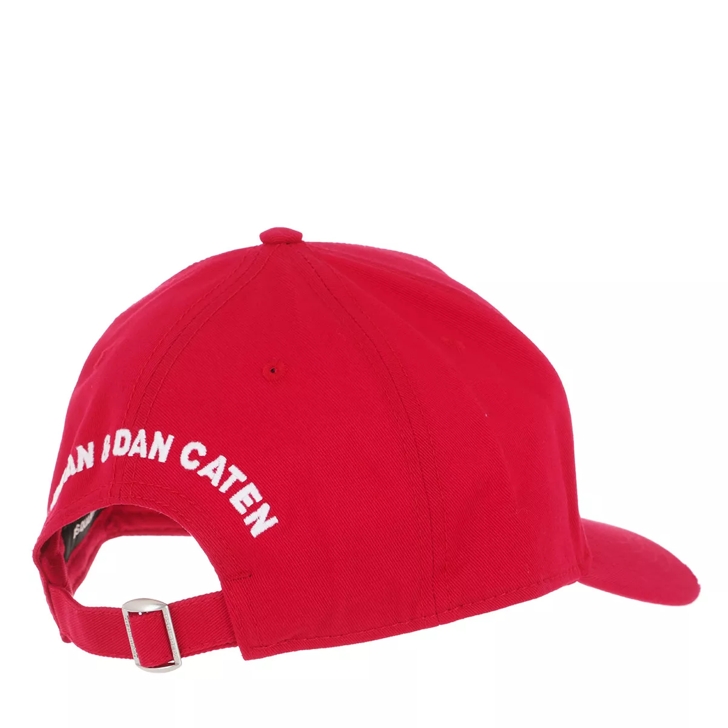 Dsquared2 Canadian Heritage Branded Baseball Cap Red