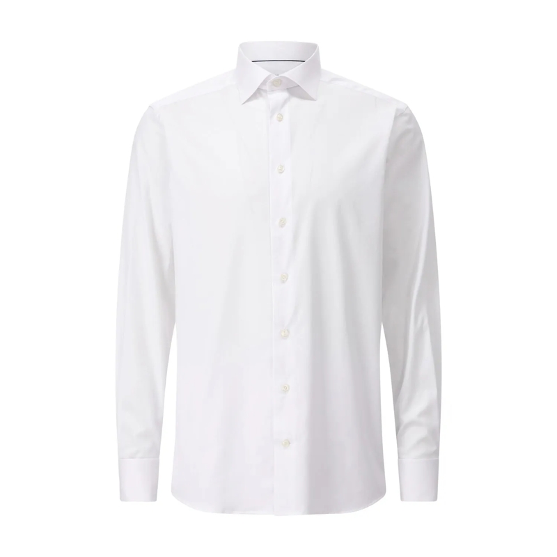 Eton Polo Contemporary-Fit Twillhemd Weiß