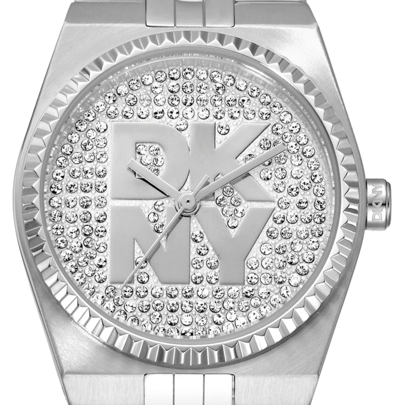 DKNY Quarzuhr Quarzuhr Logo Watch silber(Image 4)