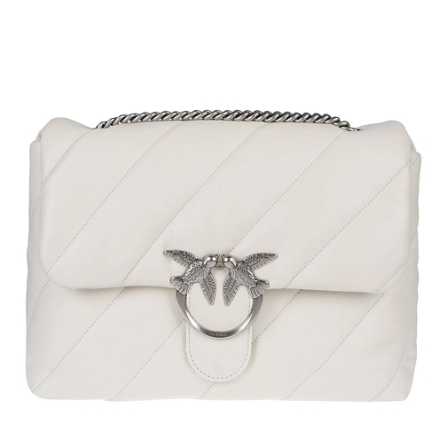 Pinko Tote Love Big Puff Maxi Quilt Bag White weiß