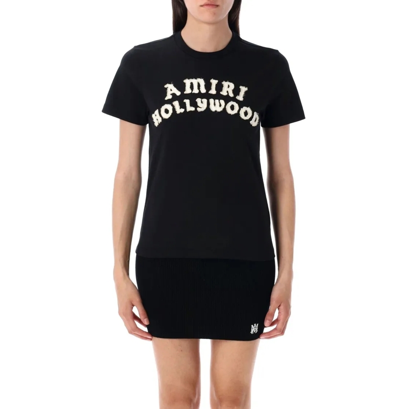 Amiri T-shirt Hollywood Tee Black