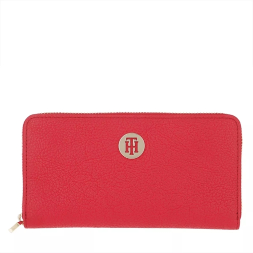 Tommy Hilfiger Core Large Za Red Continental Wallet
