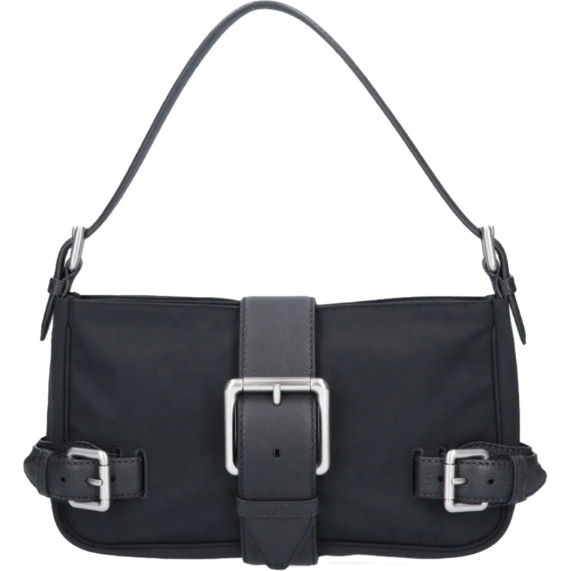 Bottega Veneta Fourre-tout Buckle Misc Medium Shoulder Bag schwarz