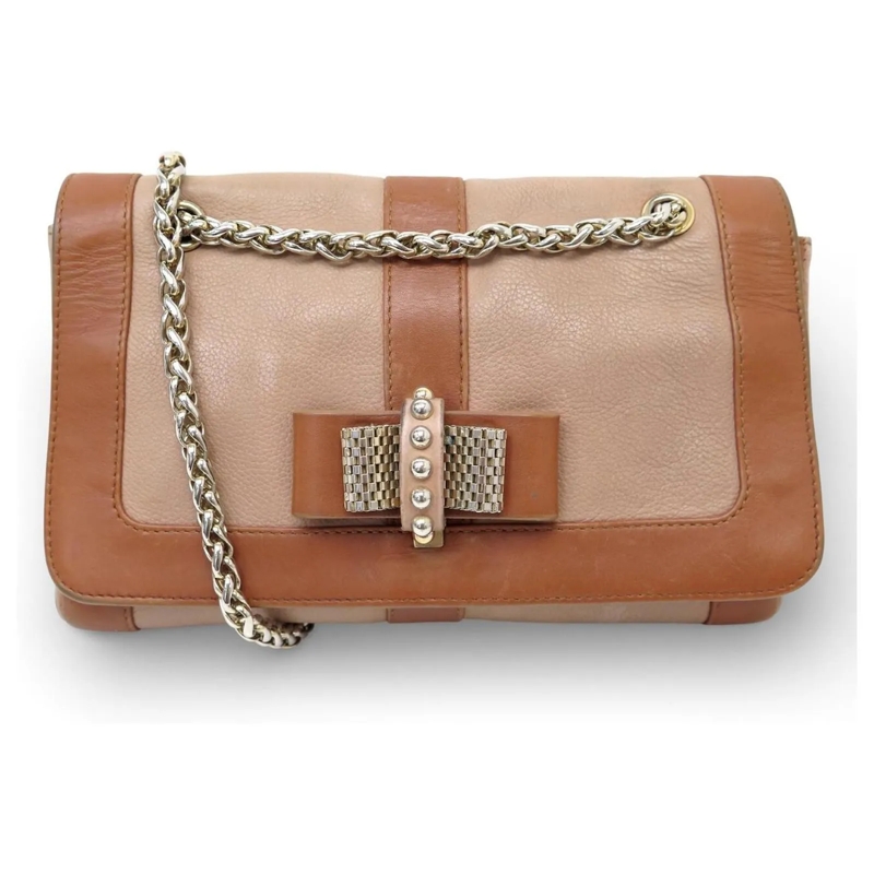 Christian Louboutin Crossbody Bag HANDTASCHE CHRISTIAN LOUBOUTIN SWEET CHARITY BRAUN braun