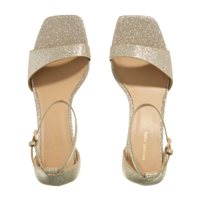 MICHAEL Michael Kors Escarpins Jaida Heeled Sandal Pale Gold(Image 6)