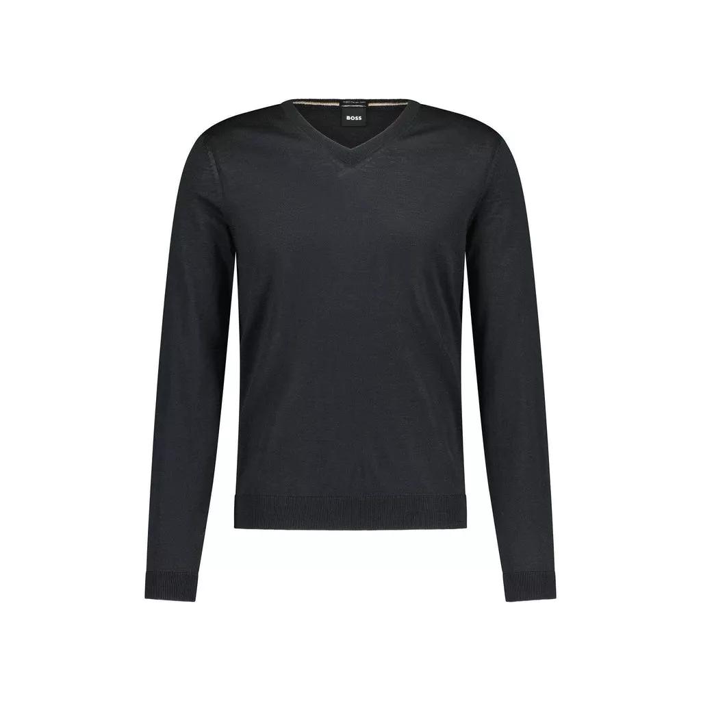 Boss - Pullover Melba aus Schurwolle - Größe 3XL - black