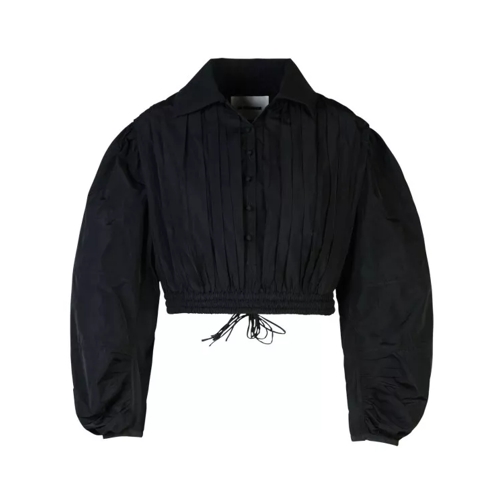 Jil Sander Black Polyester Blouse Black 