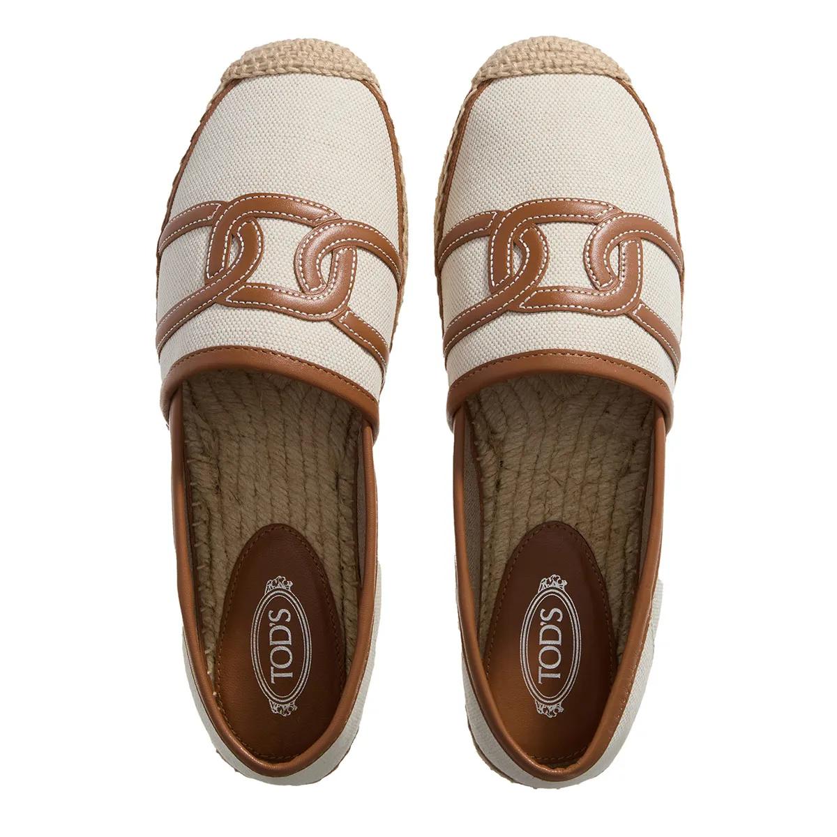 TOD'S Espadrilles Gomma Rafia 08 L in bruin