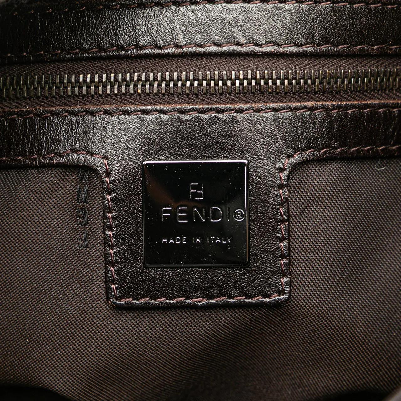 Thumbnail - Fendi Hobo Bags - Zucca Canvas Double Flap Shoulder Bag - Gr. unisize - in Braun - für Damen