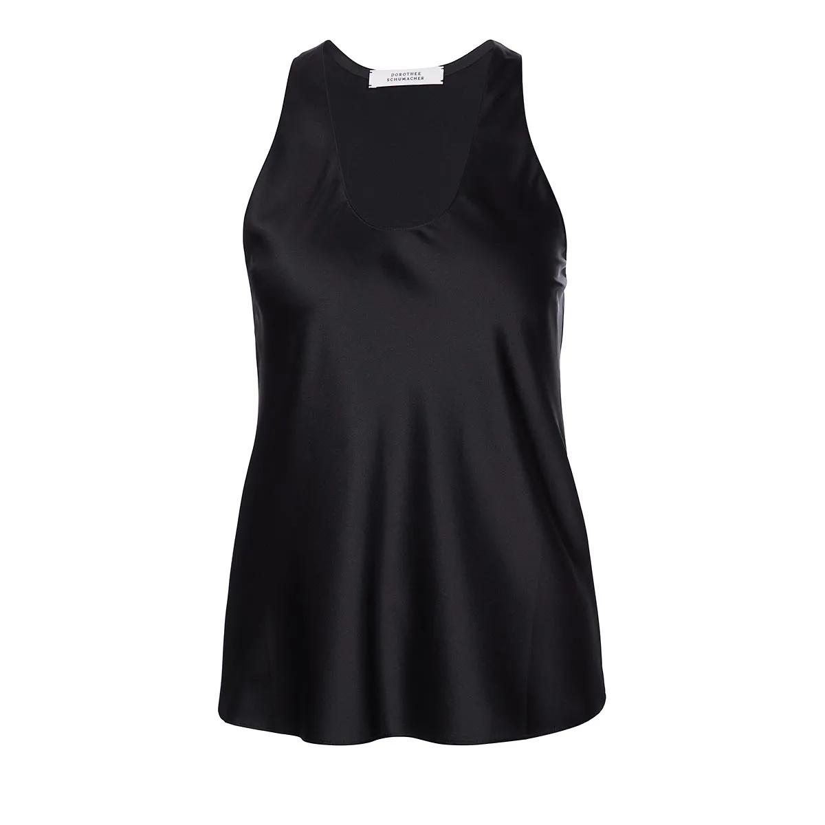 Dorothee Schumacher - SENCE OF SHINE TOP - Größe 3 - schwarz