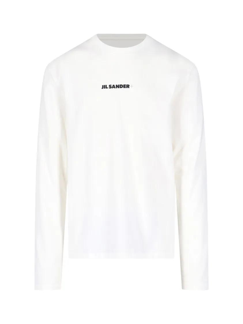 Thumbnail - Jil Sander - Logo T-Shirt – White - Größe L - weiß