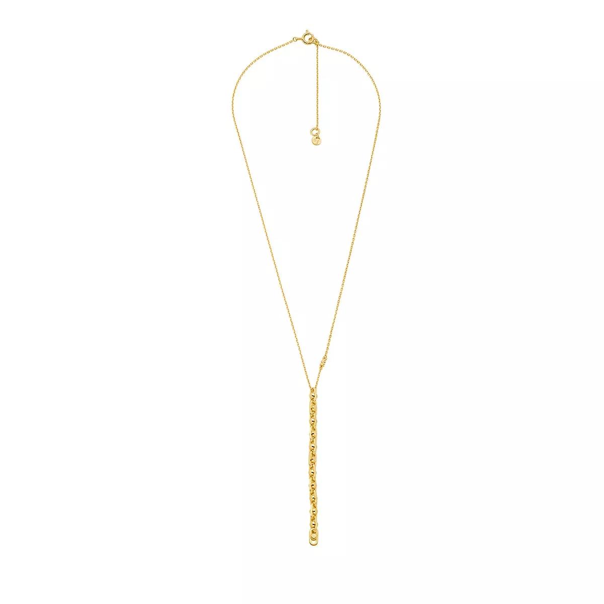 Thumbnail - Michael Kors Halskette - Michael Kors 14K Gold Sterling Silver Astor Link L - Gr. unisize - in Gold - für Damen
