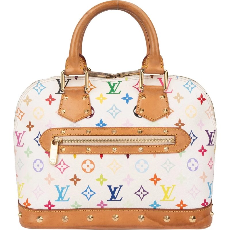 Louis Vuitton Tote Louis Vuitton Limited Murakami Multicolor Alma PM  weiß