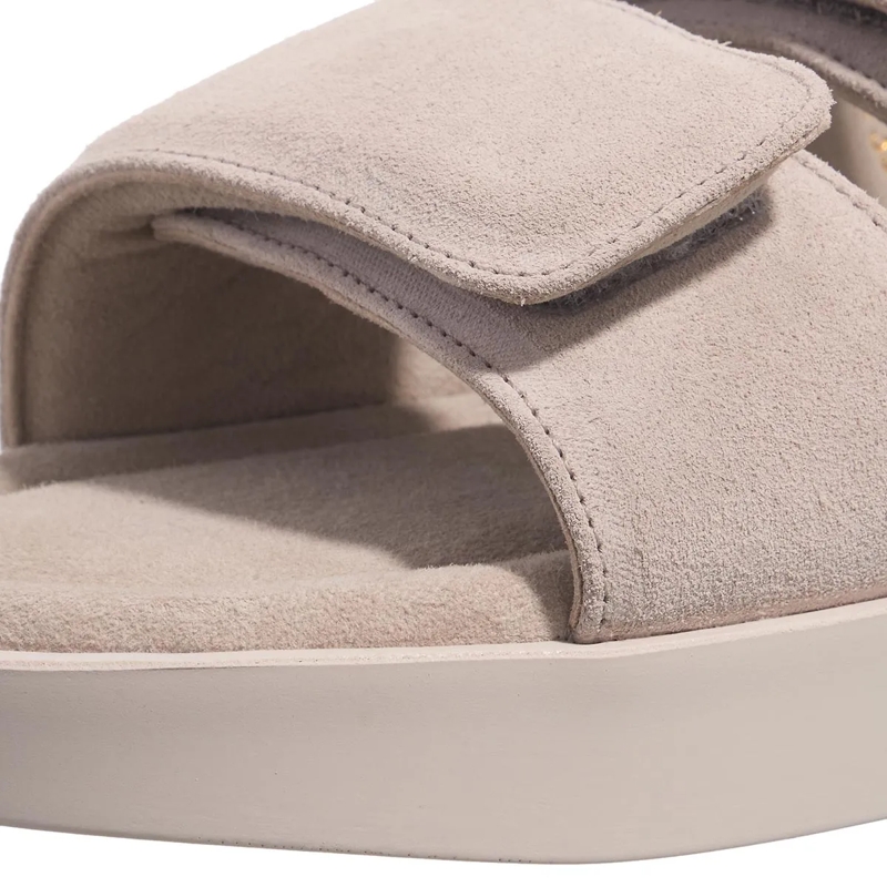 INUIKII Slides Classic Suede Velcro Grey(Image 9)