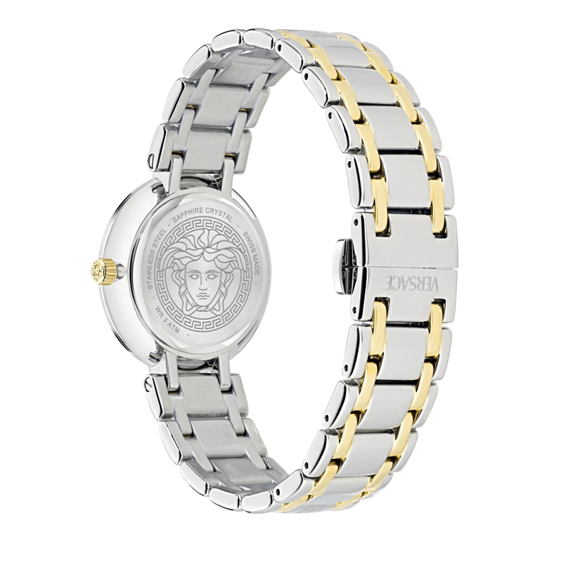 Versace Quarzuhr Quarz-Analoguhr Diamonds silber(Image 3)