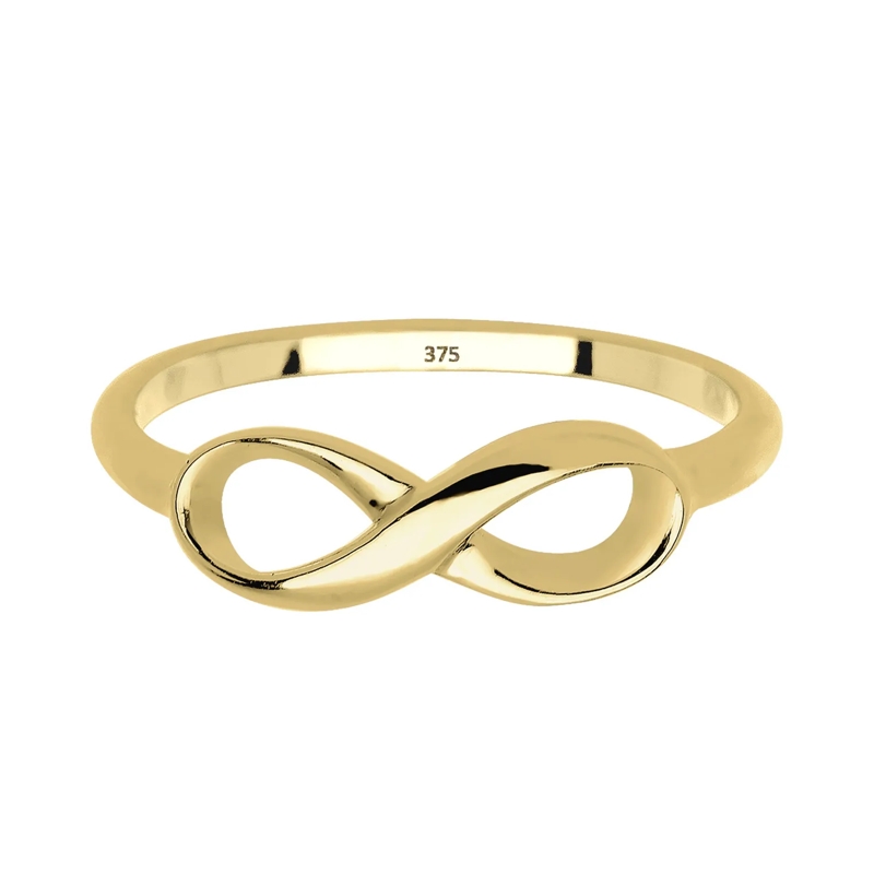 Elli Ring Ring Infinity Unendlichkeit 375 Gelbgold gold(Image 2)