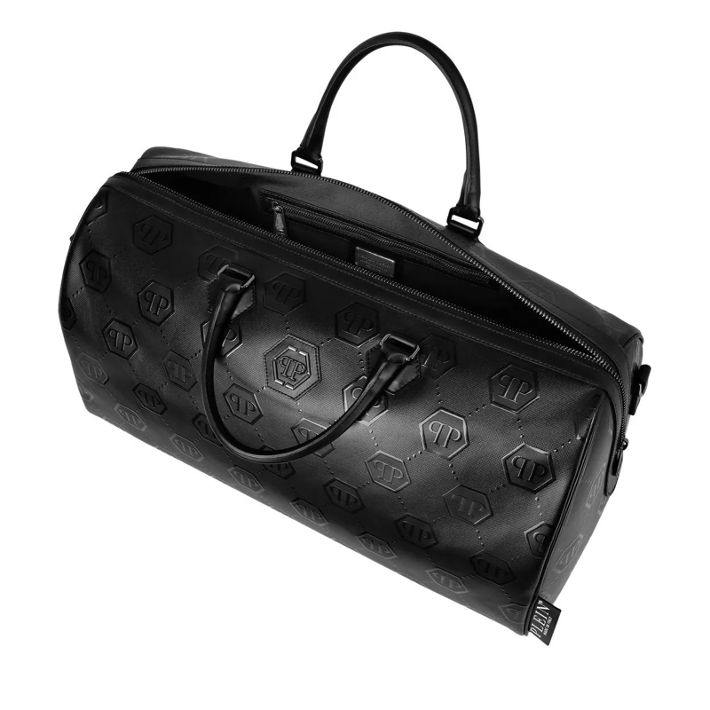 Philipp Plein Weekender Henkel Tasche Monogram schwarz(Image 3)