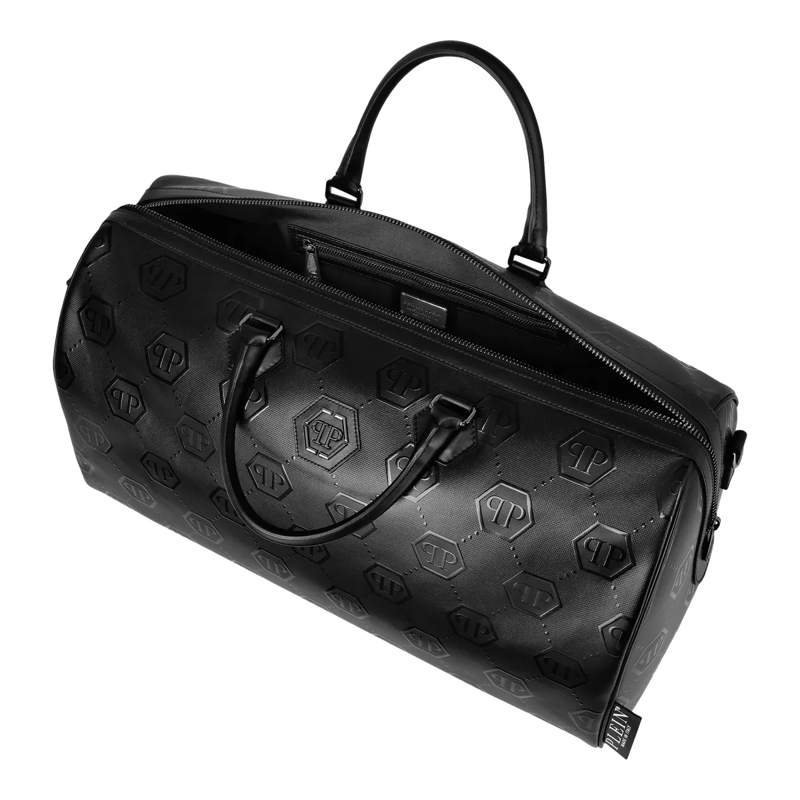 Philipp Plein Weekender Henkel Tasche Monogram schwarz(Image 3)