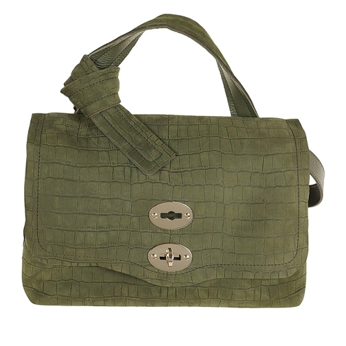 Zanellato Schultertasche Postina Jones Caiman Bag Green