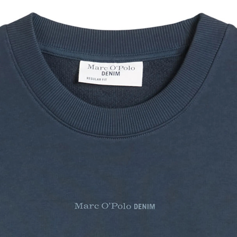 Marc O´Polo  Crew Neck, Print, Reg Fit 1er Pack blau(Image 3)