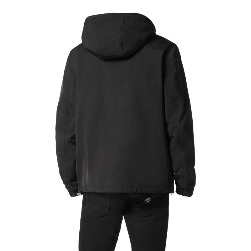Philipp Plein Lederjacke Jacke schwarz(Image 5)