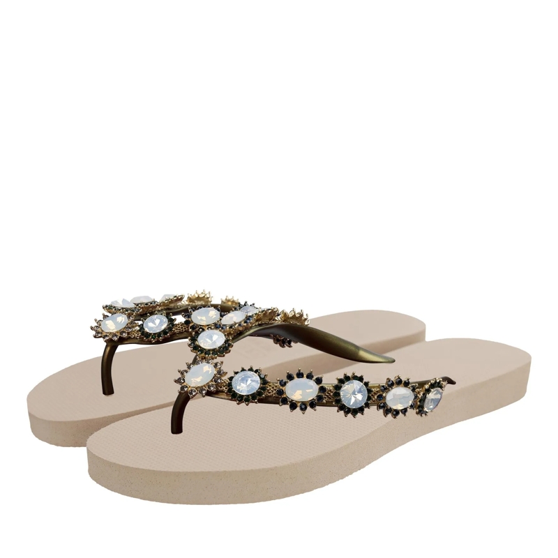 UZURII Flip Flops Pantoffeln Pantoffel Boo Boo sand