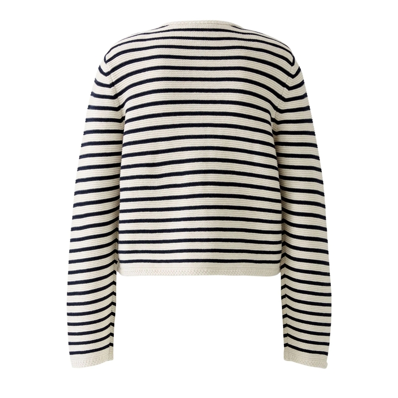 Oui Strickjacke Strickjacke blau (Image 6)