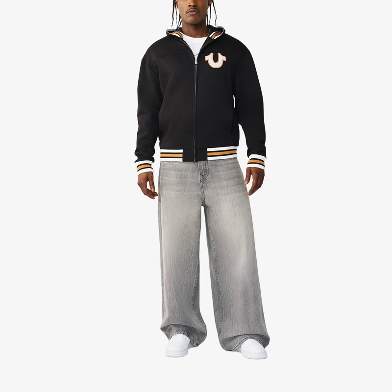 True Religion  Zip-Hoodie schwarz(Image 2)