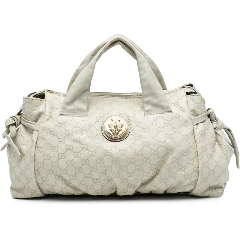 Gucci Shopper Medium Guccissima Hysteria Tote weiß