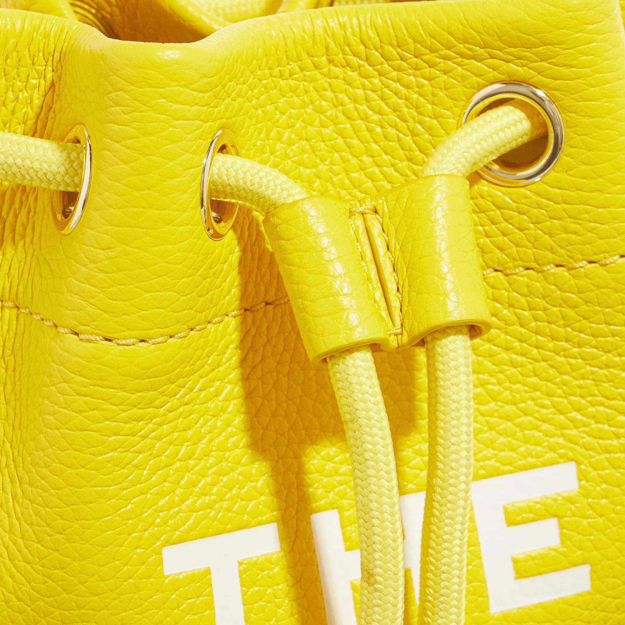 Bucket store bag yellow