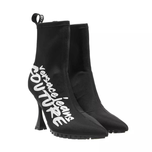 Versace Jeans Couture Shoes Black + White Ankle Boot