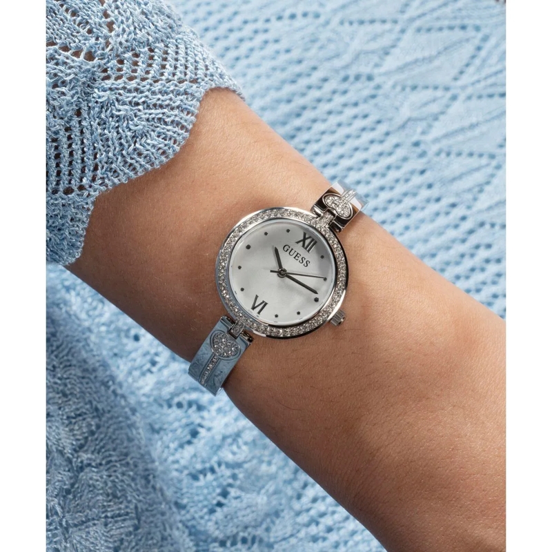 Guess Automatikuhr Quarz-Analoguhr Lovey rosa(Image 6)