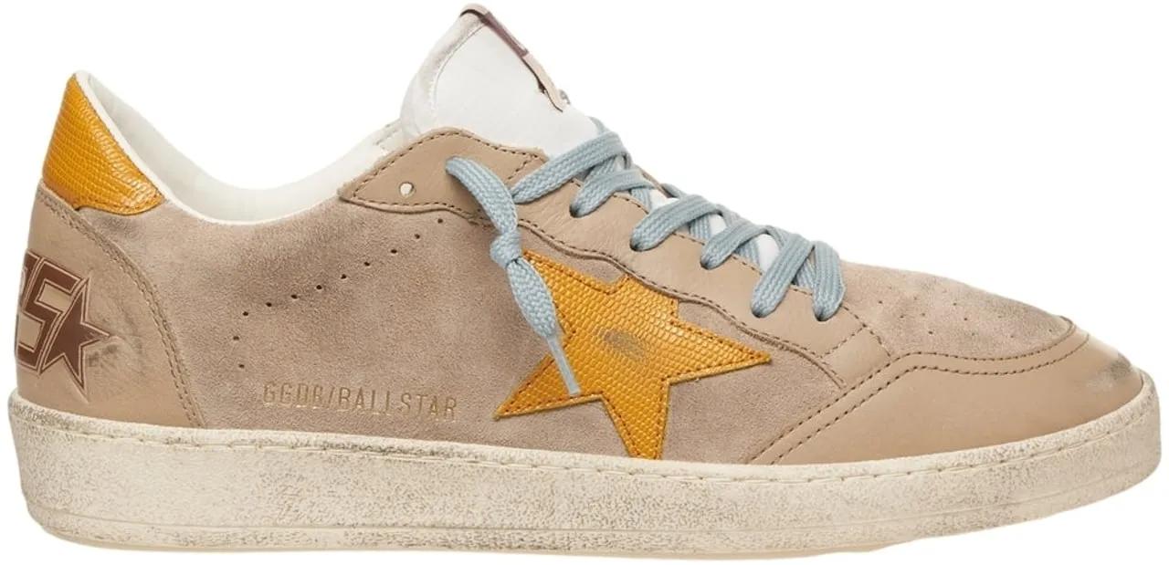 Golden Goose Low-Top Sneaker - Sneakers 'Ball Star' - Gr. 44 (EU) - in Beige - für Herren