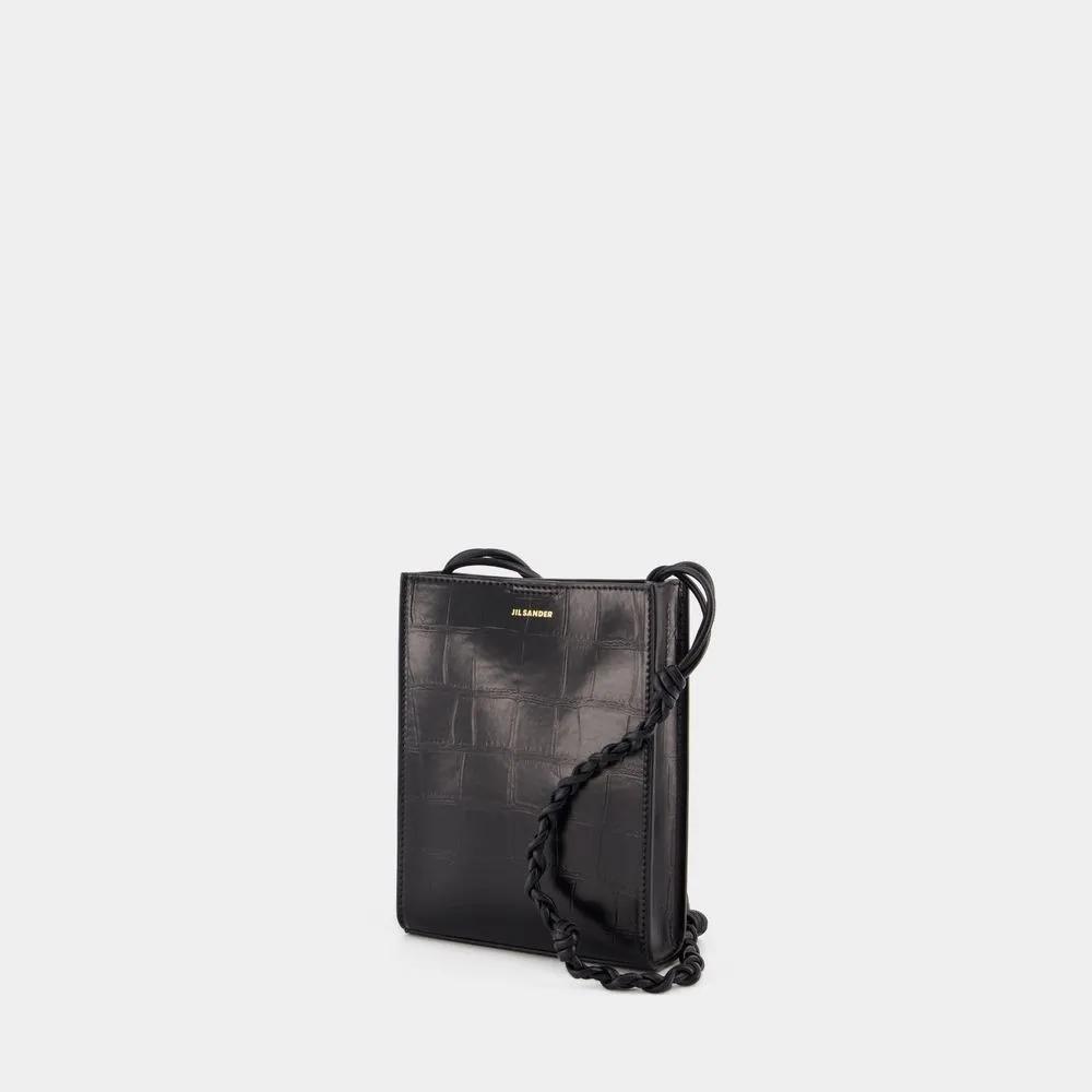 Jil Sander Shopper - Tangle Small Crossbody - Leather - Black - Gr. unisize - in Schwarz - für Damen