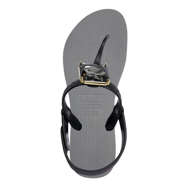 UZURII Flip Flops Zehentrenner Selena Diamond Silver silber(Image 3)