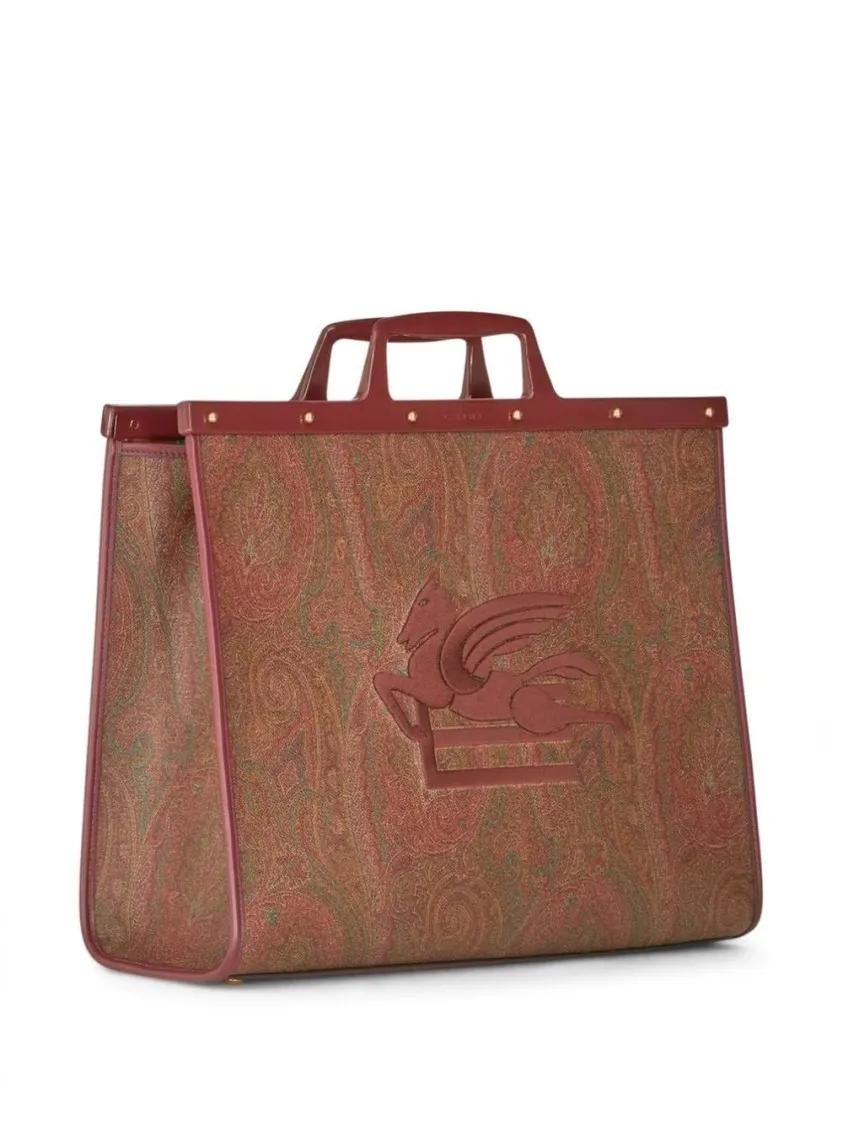 Etro Globetrotter Shopping Bag Multicolor Tote