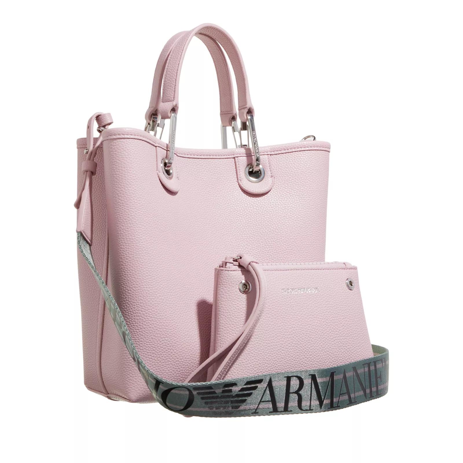 Emporio Armani Shoppers Shopping Verticale St. Cervo SF in poeder roze