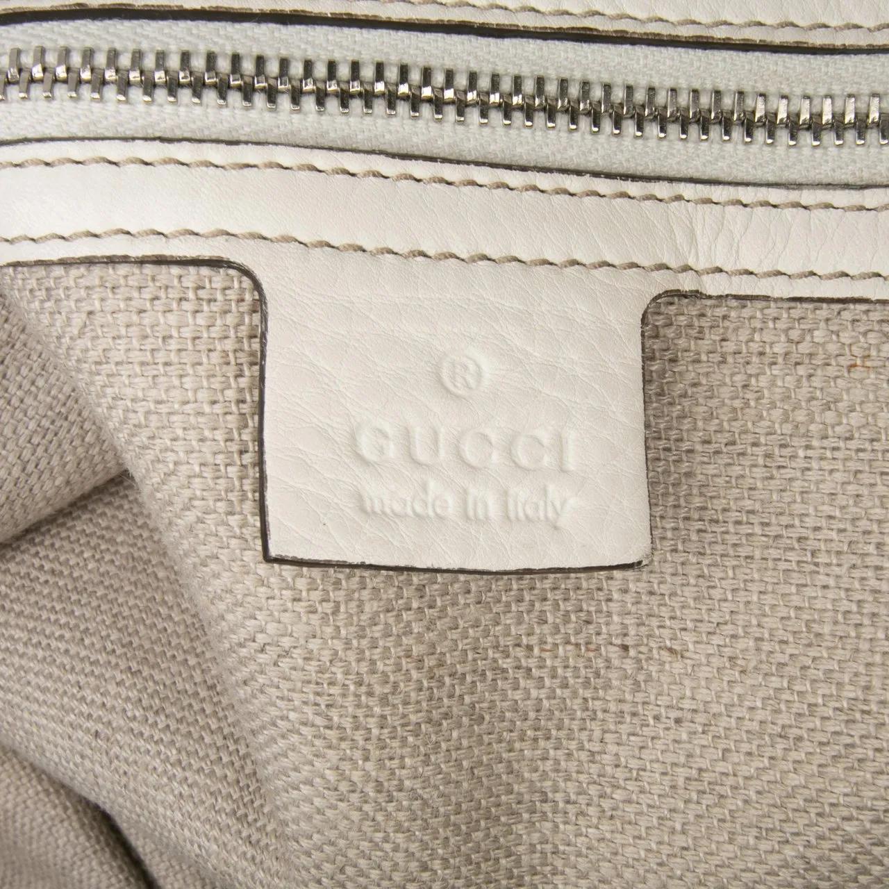 Thumbnail - Gucci Hobo Bags - Large GG Canvas Icon Bit Satchel - Gr. unisize - in Braun - für Damen