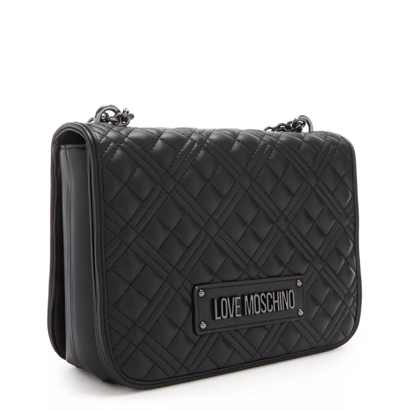 Love Moschino Crossbody bags Quilted Bag Schwarze Handtasche JC40 in zwart