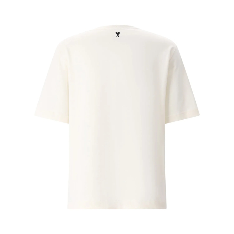 AMI Paris T-Shirt Classic White T-Shirt White(Image 3)