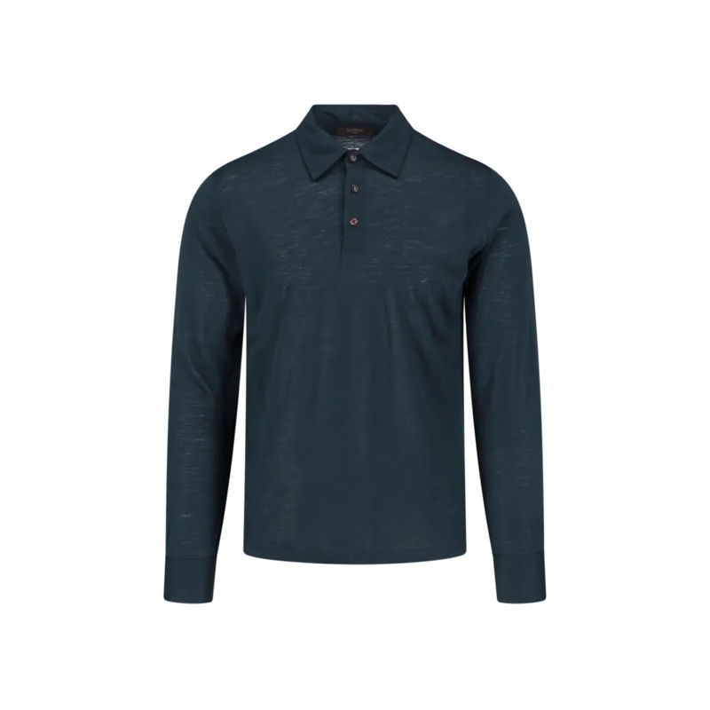 Zanone Polo Virgin Wool Polo – Green Green