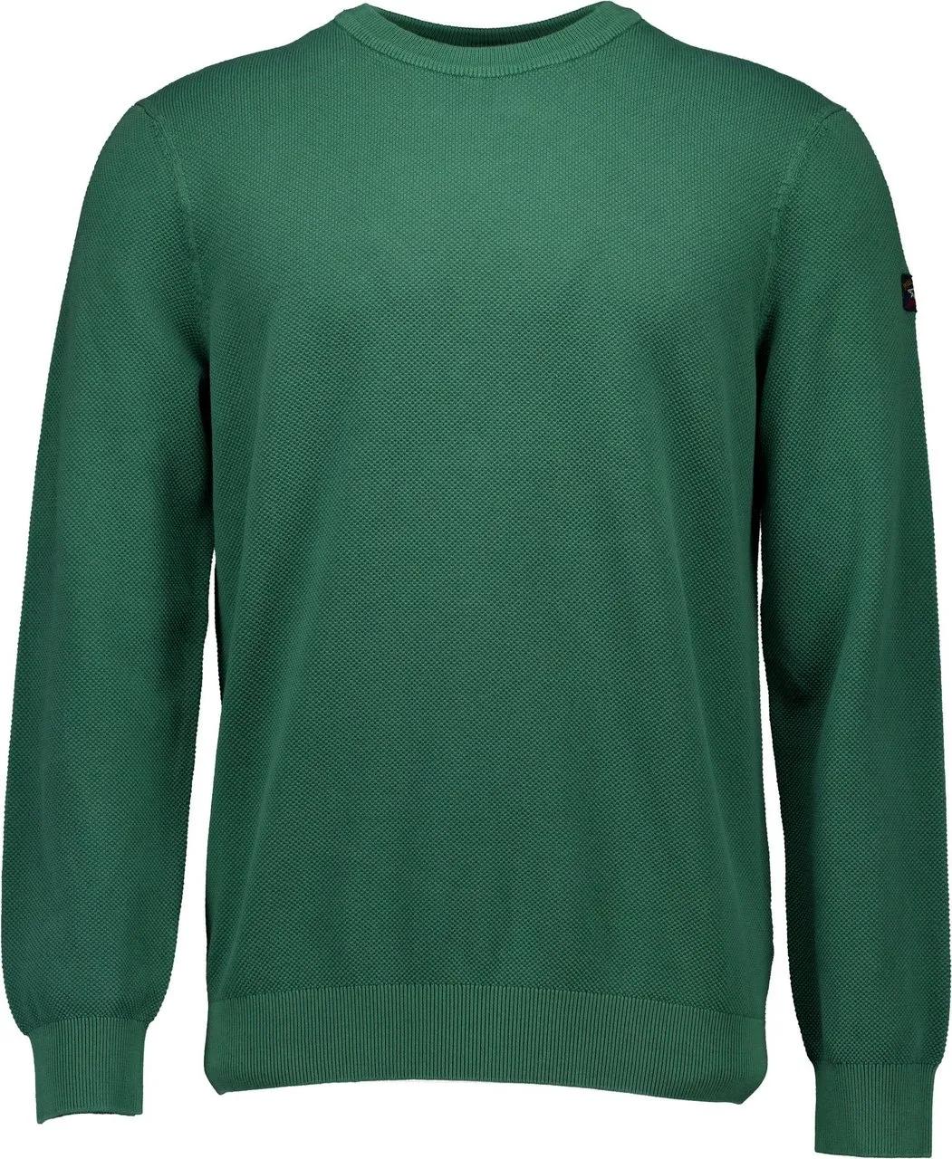 Thumbnail - Paul & Shark - Paul & Shark Garment Dyed Sweaters Groen 22411504 - Größe M - grün