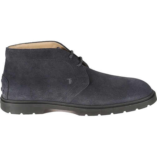 Tod's sneaker basse 59k Ankle Boots Blue blau