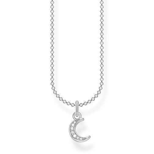 Thomas Sabo Necklace Moon & Stones Pearl White Mittellange Halskette