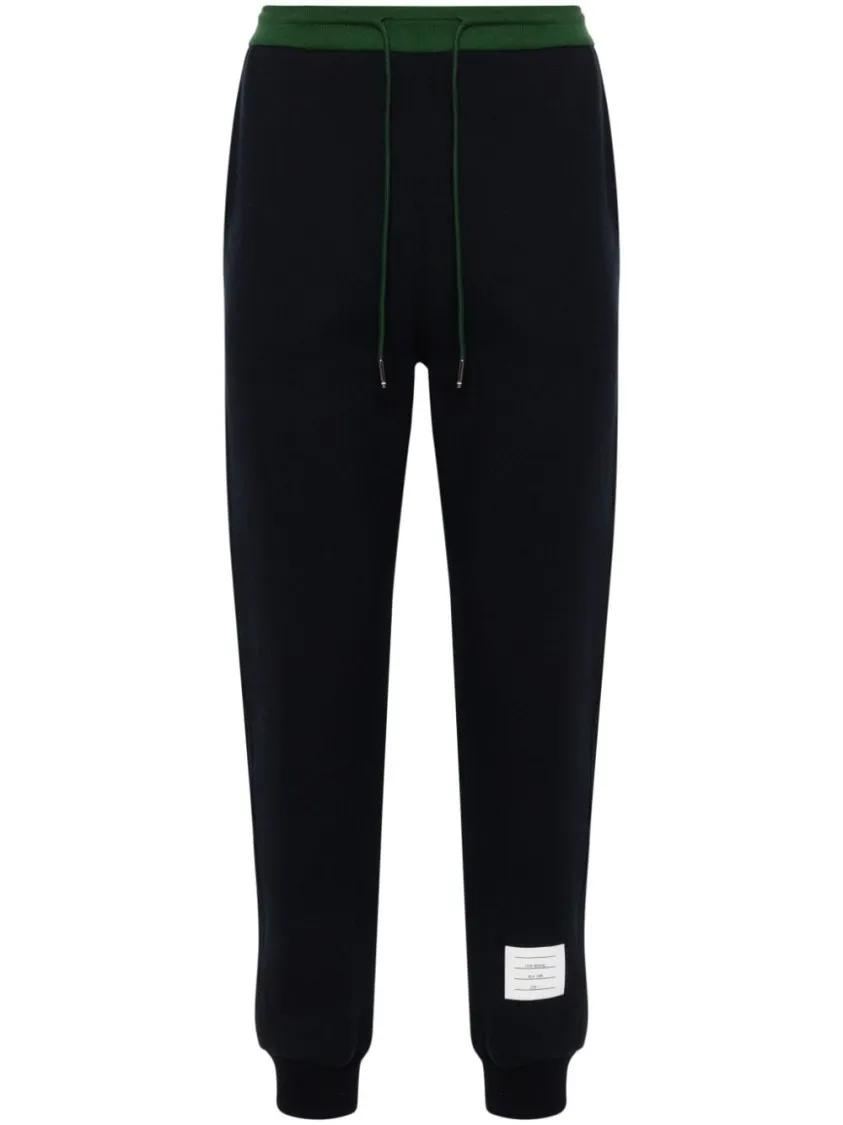 Thom Browne - Blue Track Trousers - Größe 5 - schwarz