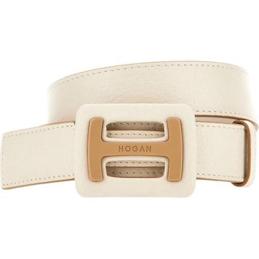 Hogan Ceinture en cuir Hogan Belts White weiß