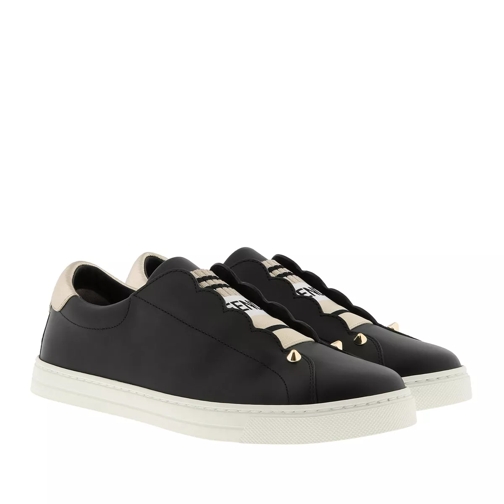 Fendi Slip-On Sneakers Leather Black Low-Top Sneaker