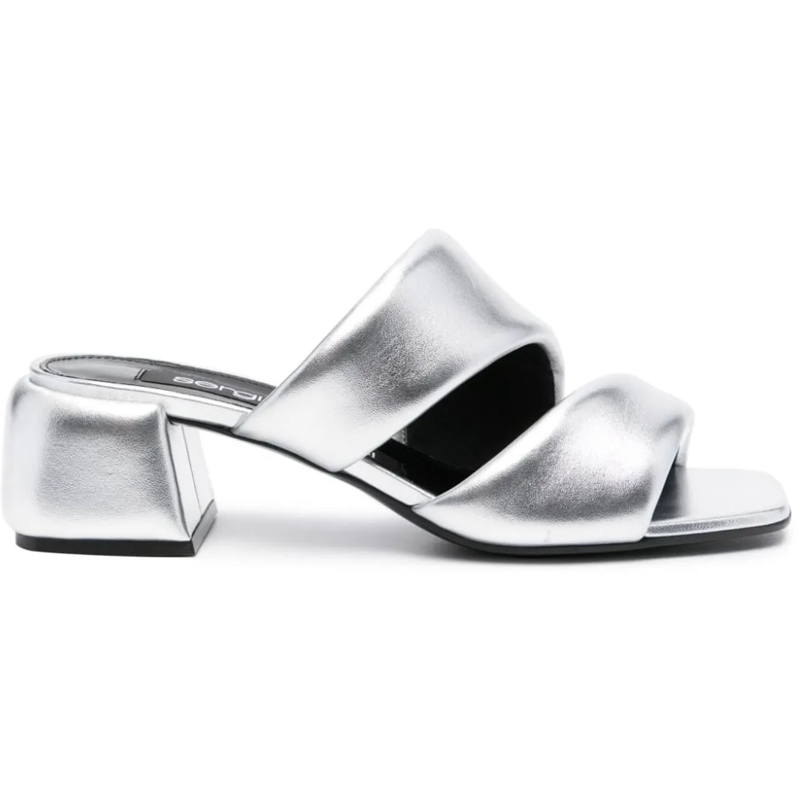 sergio rossi Sandalen Sandals Silver silber