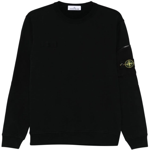 Stone Island Sweatshirts Stone Island Sweaters Black schwarz